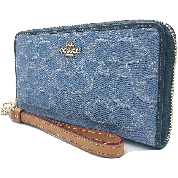 Amazon | [コーチ] COACH 財布(長財布) FC3547 C3547 デニム ホース